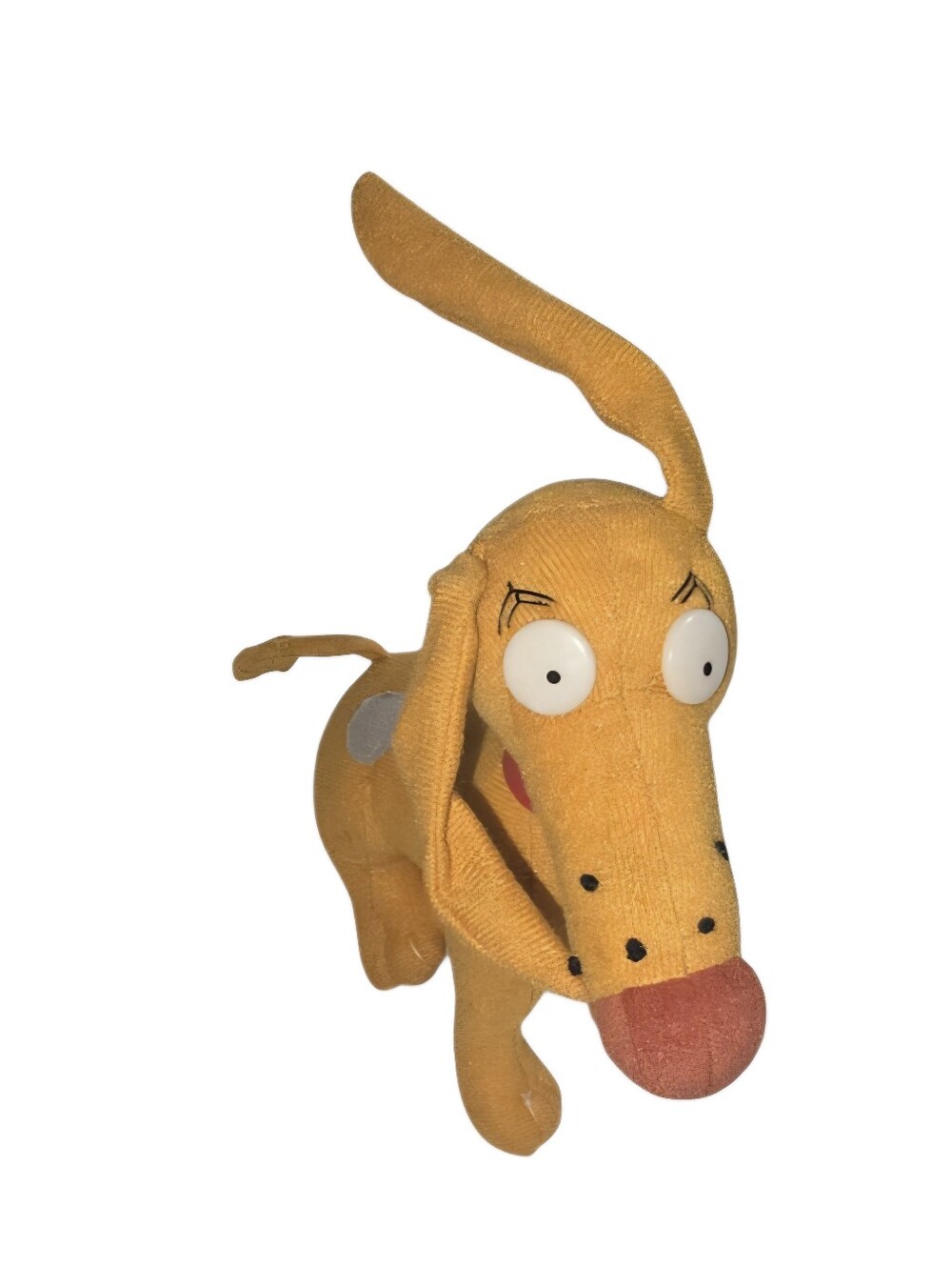 Vintage 2001 Rugrats Spike Dog Plush 10”  Stuffed Animal Nickelodeon